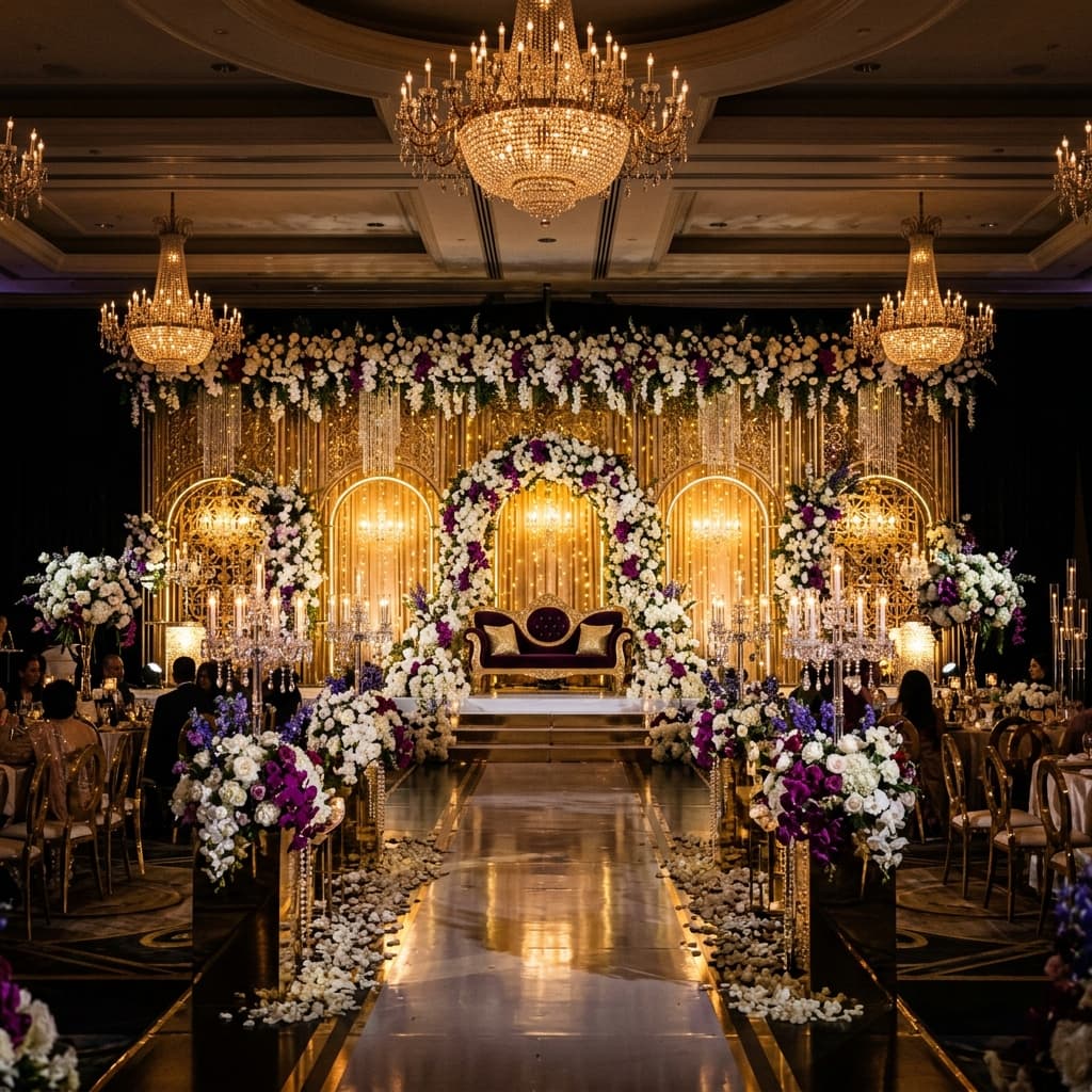 Cinematic luxury wedding backgrounds